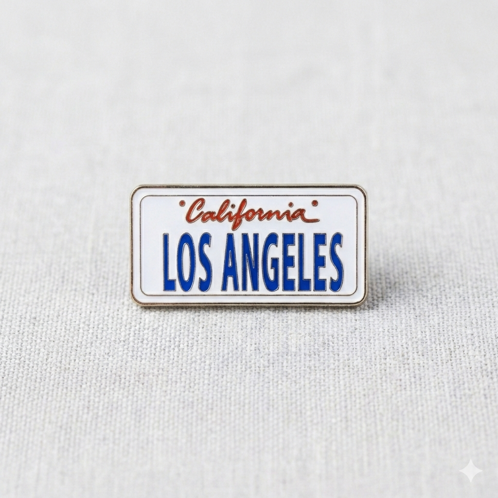 Los Angeles License Plate Magnet