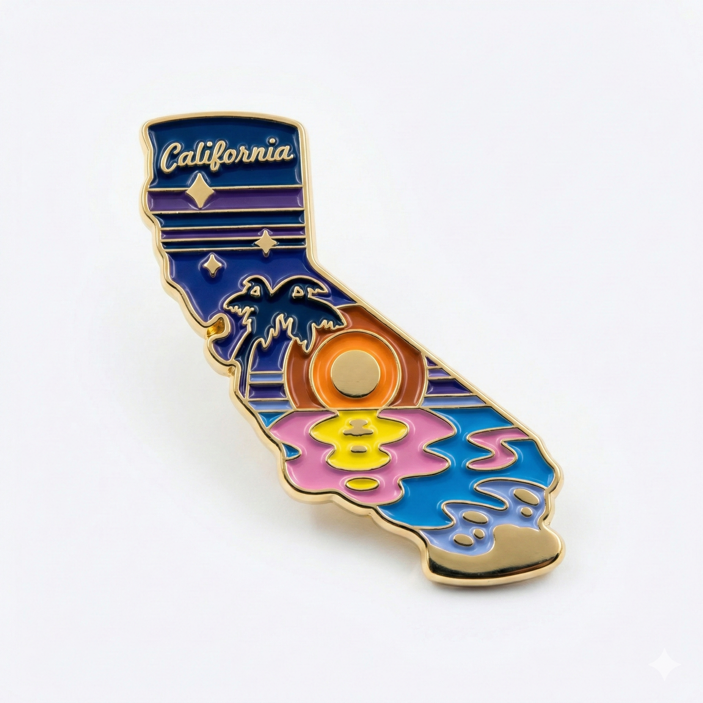 California State Sunset Magnet