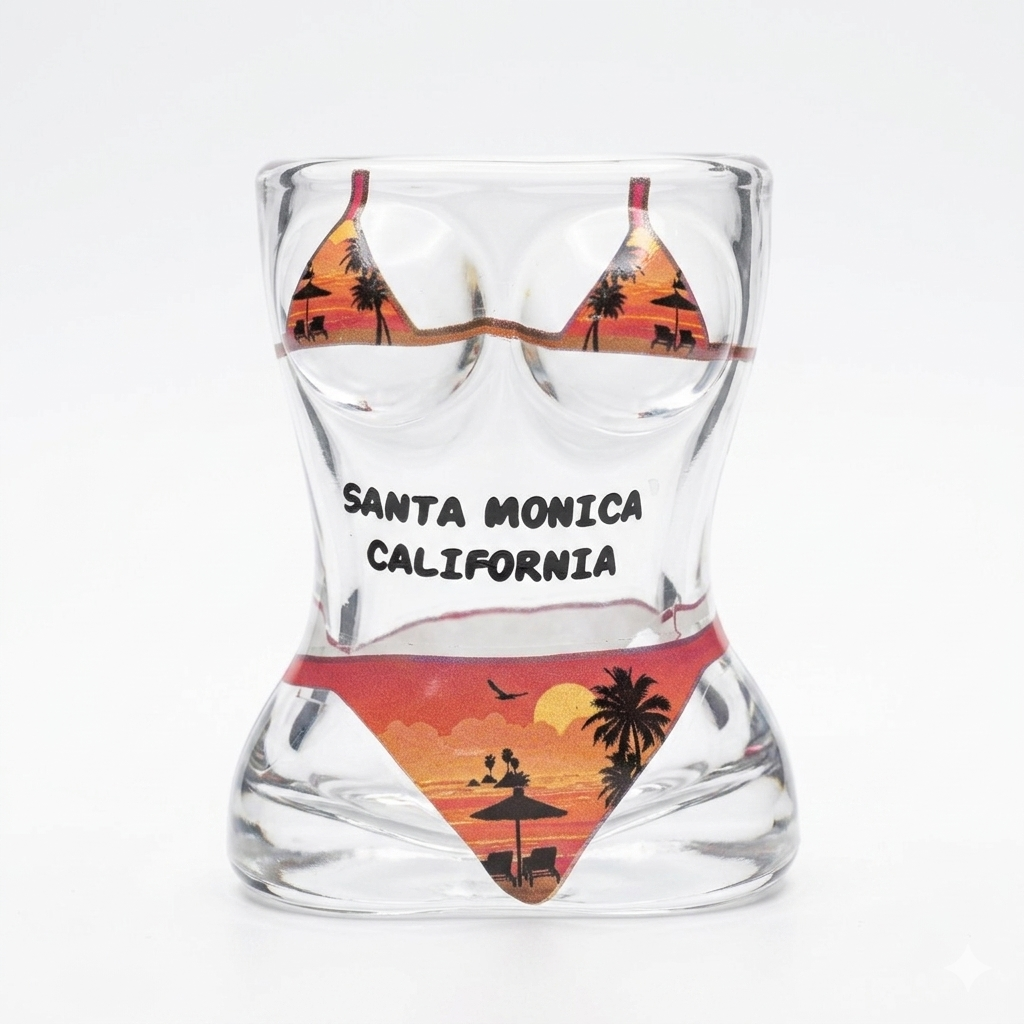 Biki Shot Glass – Santa Monica Beach Sunset