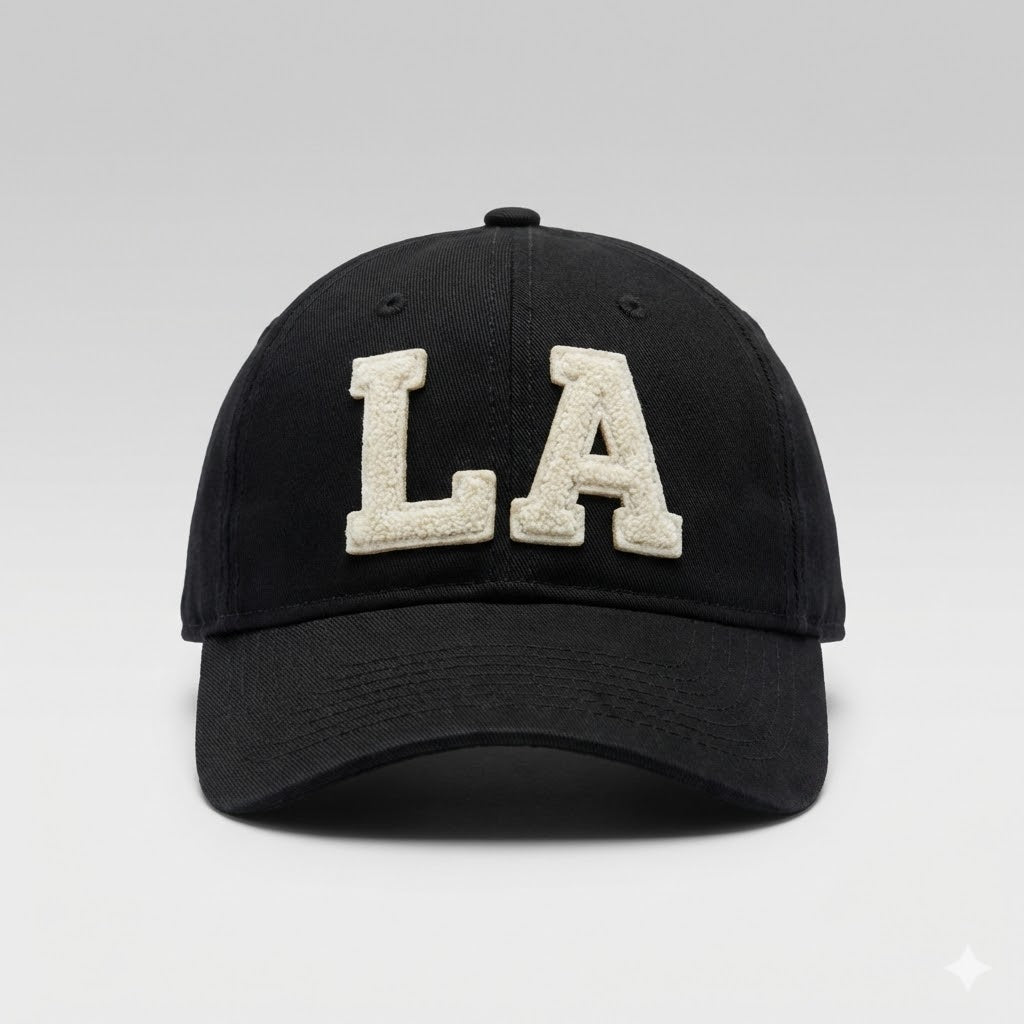 Black and White LA Cap