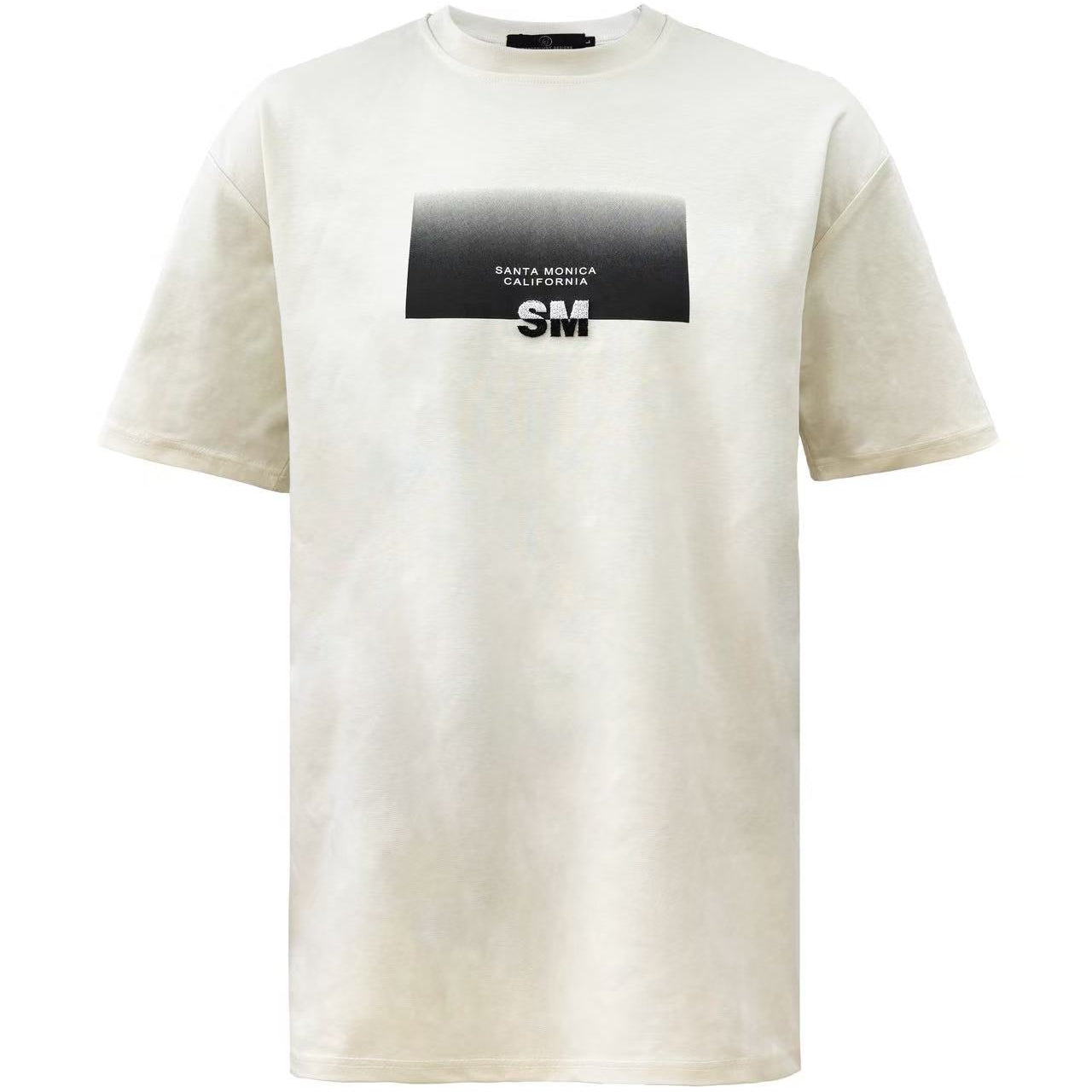 Santa Monica Gradient Block Graphic Tee - Off-white