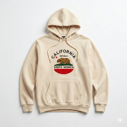 California Republic "Santa Monica" Hoodie - Cream