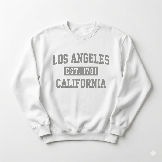 1781 Heritage Varsity Crewneck - Cloud White