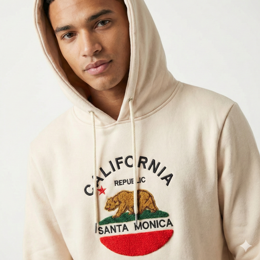 California Republic "Santa Monica" Hoodie - Cream