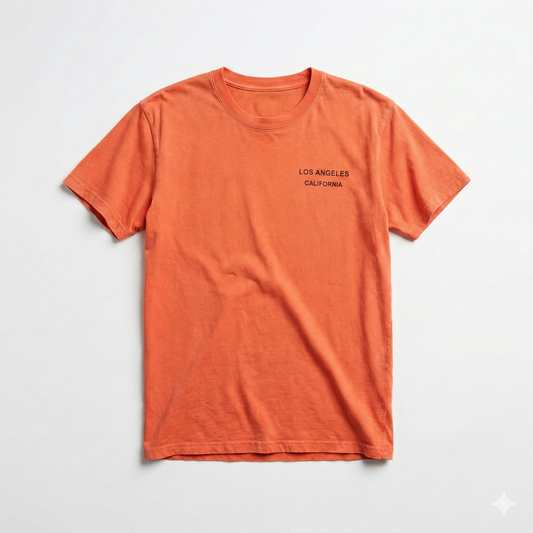 Sun-Drenched Los Angeles Tee - Burnt Orange