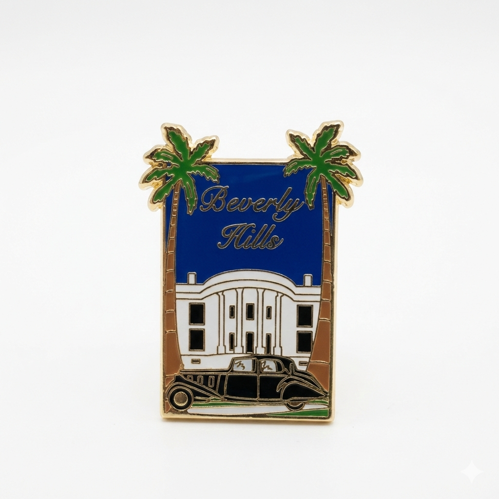 Beverly Hills "Classic Estate" Enamel Magnet