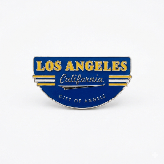 Los Angeles "City of Angels" Enamel Magnet