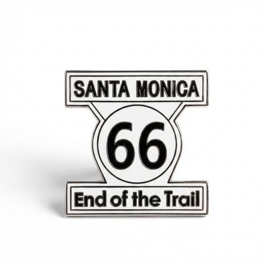 Route 66 "End of the Trail" Enamel Magnet