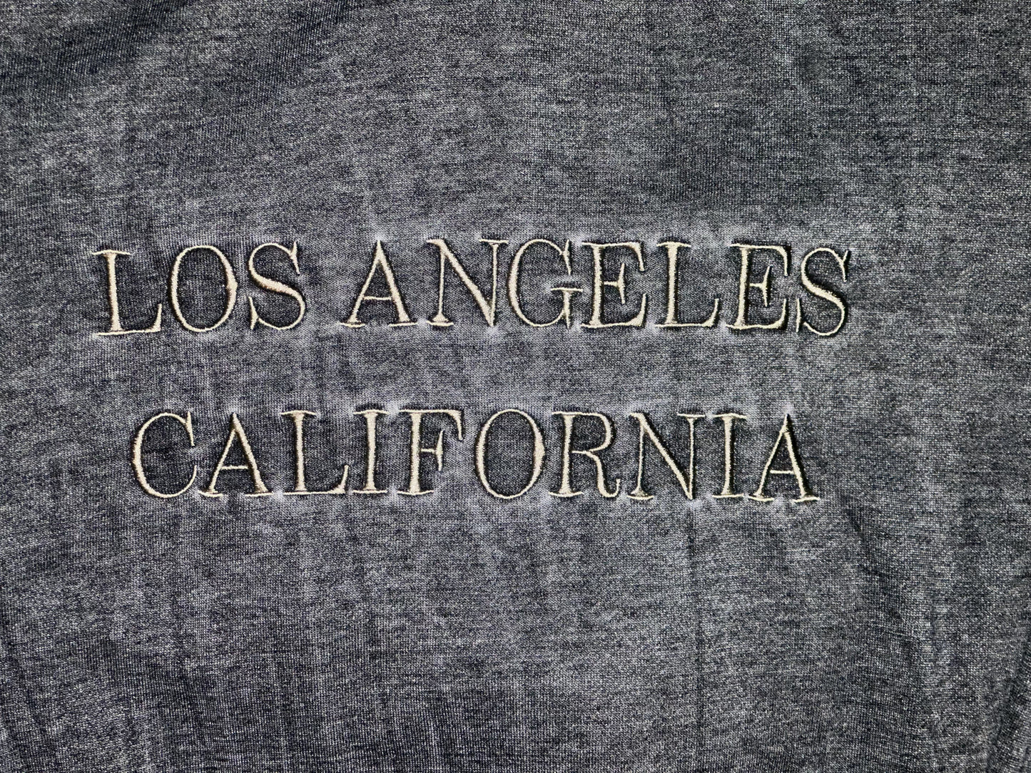 Washed Los Angeles Hoodie – Charcoal