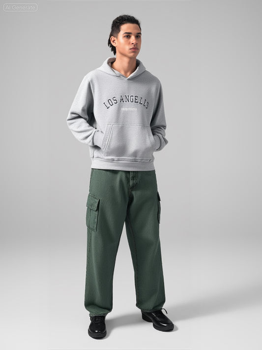 Classic Los Angeles Hoodie – Heather Grey