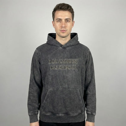 Washed Los Angeles Hoodie – Charcoal