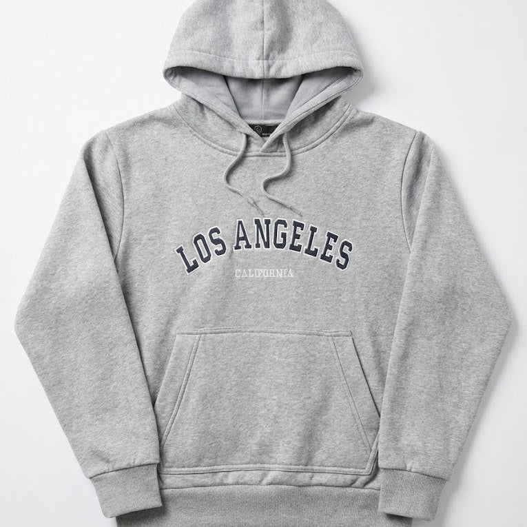 Classic Los Angeles Hoodie – Heather Grey