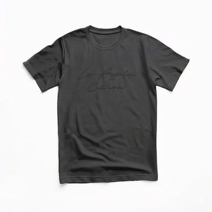 Script LA Tee – Dark Grey