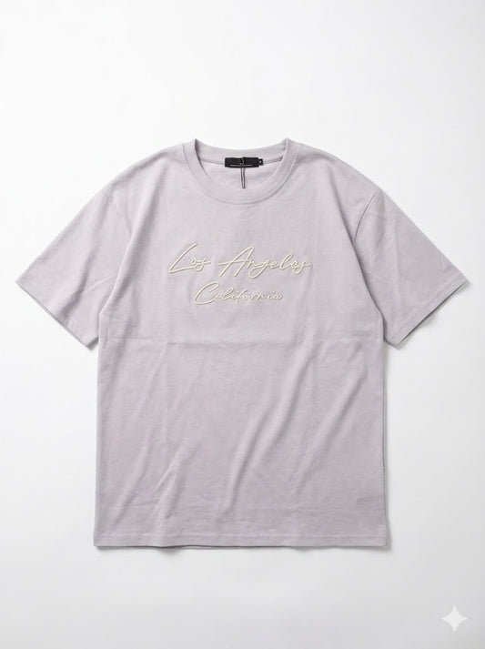 Script LA Tee – Lavender